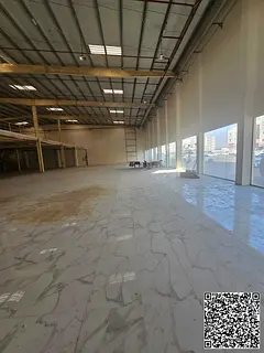 Showroom 31000 sq ft + Mezzanine – 100 KW – Al Jurf Industrial 3, Ajman