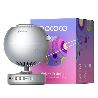 Pococo Galaxy Mini Projector - Portable Star Projector Lamp