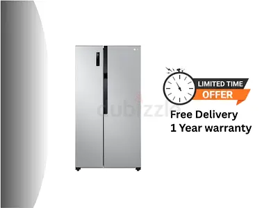 LG Side-by-Side Refrigerator 509 L Total No Frost Multi Air Flow Touch LED Display GRFB587PQAM