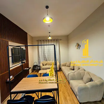 ✨ Fully furnished one-bedroom apartment for monthly rent ✅ in Ajman - Khalifa Street - City Towers ✔️ Includes bills and internet ⚡📶 Ready to move in