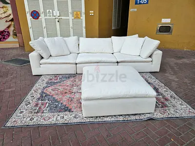 Marina home Modular sofa with footstool