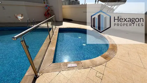 SPACIOUS STUDIO APARTMENT||BALCONY||SEMI CLOSE KITCHEN||AED43000