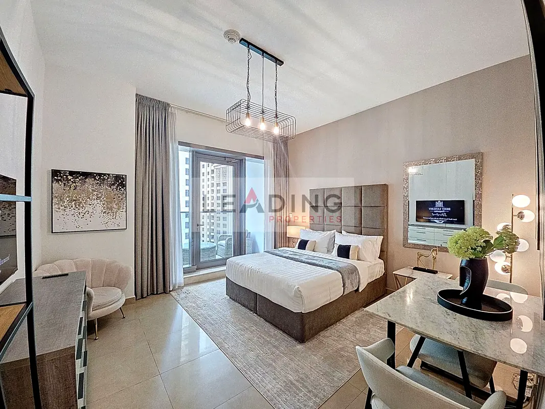Bright & Elegant Studio | Marina View Balcony | Premium Tower| Prime Dubai Marina