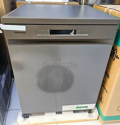 Free Delivery- Hisense Freestanding Dishwasher - Stainless Steel, unused