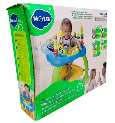 Hola Jump and Turn Activity Chair - Green