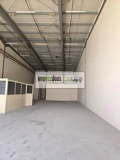 Warehouse for Rent in Sajja, Sharjah | Fully Insulated Industrial Warehouse with Office