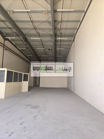 Warehouse for Rent in Sajja, Sharjah | Fully Insulated Industrial Warehouse with Office