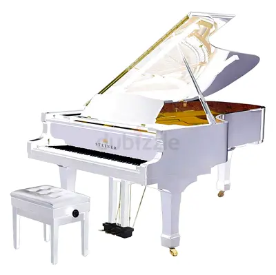Steiner HG-196E Grand Piano - White