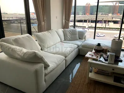 Marina home white color sofa