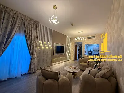 ✨ Luxury apartment for monthly rent, one bedroom and a hall with an open view, fully furnished with elegant furniture and a fully equipped kitchen