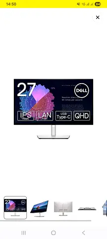 Dell 27-inch QHD IPS Monitor with USB-C (27) (Brand New, Boxed)