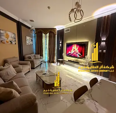 ✨ Luxury 1-Bedroom Apartment with Sea View for Monthly Rent in Oasis Towers ✨ Experience luxury living with a stunning full sea view! Fully furnishe