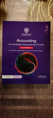 Accounts AS and A level textbook