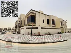 For sale: Modern corner villa with 5 rooms and a roof terrace, including registration fees, in Al-Ha