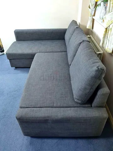 IKEA Gray FRIHETEN L Shape Sofa 204 x 140 cm