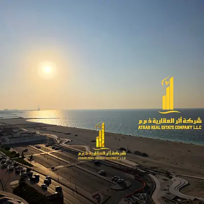 With a breathtaking sea view, this luxurious and elegant duplex apartment features three bedrooms, a living room, and a maid's room, all fully furnish