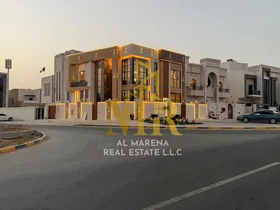 سعر خاص للكاش فيلا وشاملة رسوم التسجيل والتمليك تملك علي الطريق الرئيسي مباشر وعلي زاوية شارعين فيلا فاخرة للبيع في عجمان – تملك حر من المالك مباشرة
