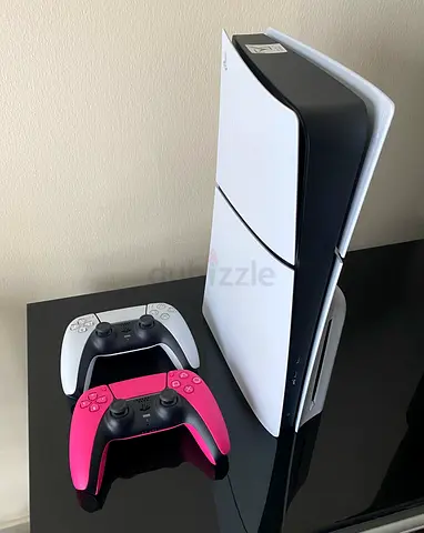 PS5 Slim 1Tb Disc Edition UAE Version With 2 Controllers - Excellent Condition