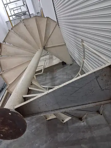 White Spiral Staircase for Sale