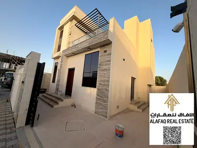 فيلا زاوية فاخرة للبيع في الحليو 2 عجمان 4 غرف ماستر روف معزول تشطيب فاخر بسعر شامل الرسوم
