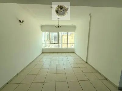 1Bedroom apartment for rent balcony built in wardrobes 2 bathrooms on Al Taawun main street near Du