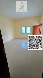 One bedroom and living room apartment in Al Rashidiya 3, Ajman, with a balcony, built-in wardrobes,