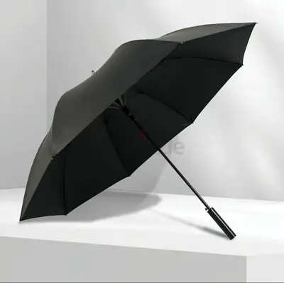 Classic Black Full-Size Umbrella - Sturdy and Windproof