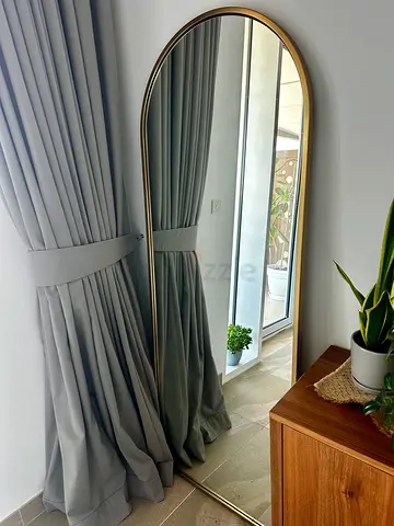 West Elm Full-Length Arched Mirror – Gold Frame – Excellent Condition