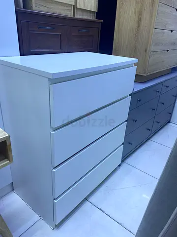 Chest of 4 drawers, white