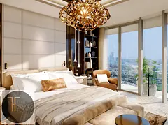 High Floor | Furnished | Full Sea and Burj View