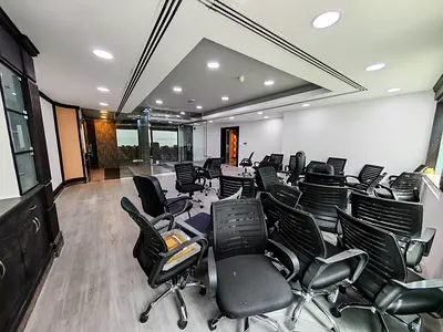 Fully Fitted 1,500 Sqft Office in Al Garhoud | AED 195K | Free DEWA & Parking