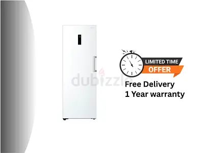 LG Single Door Freezer 324L – Smart Inverter Multi Air Flow No Frost GR-B414ELFM (White)