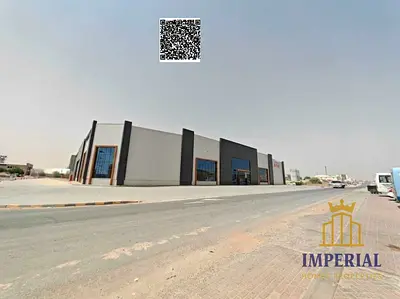 مصنع جديد زاويه شارعين مع كهرباء 350 كيلو وات  في موقع مميز