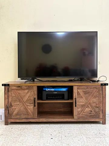 Rustic Wooden TV Stand / Entertainment Unit - Medium