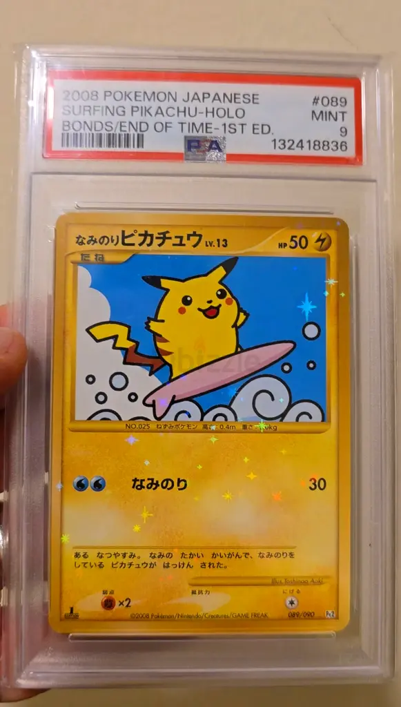 Pokemon Card Pikachu Surfing Holo End of time PSA 9 Pop 39 (10 higher) |  dubizzle Abu Dhabi