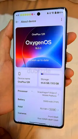 OnePlus 12R 512GB Storage 16GB RAM