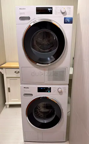 Free Delivery- Miele 9KG Washer 9KG 💯 Dryer With Wi-Fi Separate Set - Excellent Working Condition