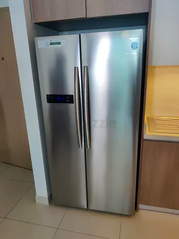 Midea Side By Side 2 Door Refrigerator Electronic Touch Screen With LED Display