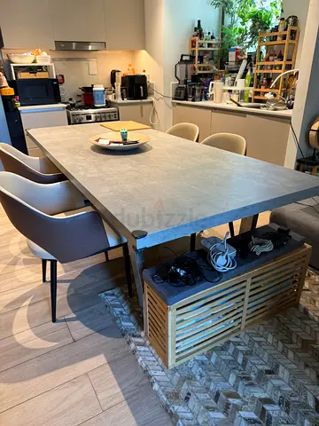 Modern Two-Tone Dining Chair with Metal Legs
