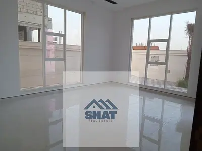 فيلا جدديدة  ارضي + 1 طابق  منطقة الحوشي – الشارقة  مساحه الارض 5457 قدم