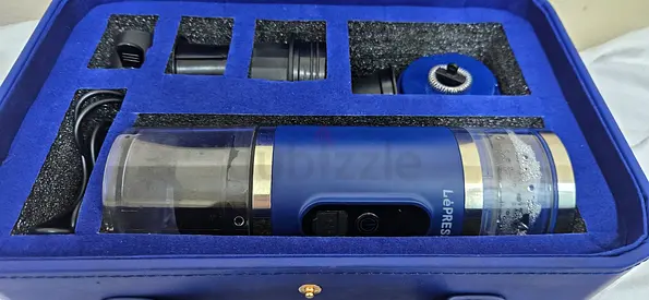 ماكينة قهوة محمولة LePresso Portabrew 4-in-1 بحالة ممتازة مع حقيبة التنقل