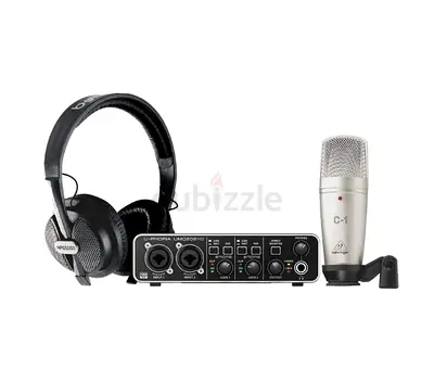 Behringer U-Phoria Studio Pro Recording Bundle - Brand New