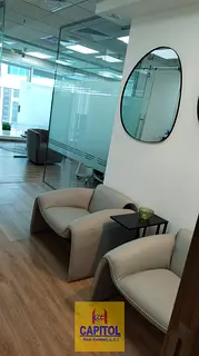 ✨ Elegant Furnished Office with Stunning Burj Khalifa Views