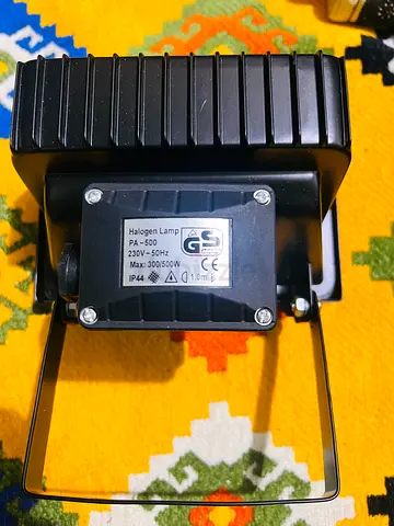 Halogen Lamp  A  PA-500  230V-50Hz  Max: 300/500W