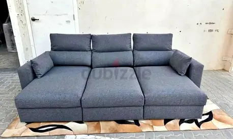 Excellent condition Ikea Eskilstuna L Shape Sofa bed with storage