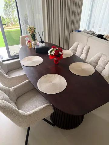DANISH OVAL DINING TABLE