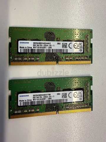 16GB (2x8GB) DDR4 PC3200 Samsung Laptop RAM