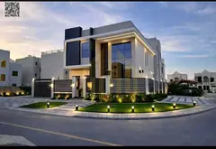 A villa, including registration and ownership fees, on the main street, ready to move in, in one of