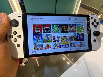 Switch oled modded /Jailbreak with 25game