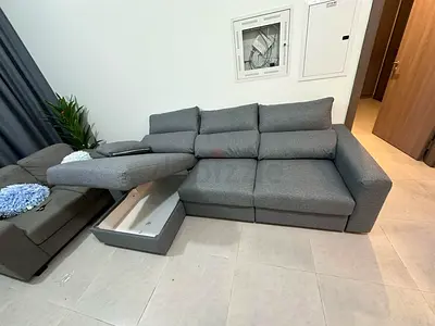 Selling top quality Ikea Eskelstuna L shape sofa bed Dark gray Excellent Condition like new Conditio